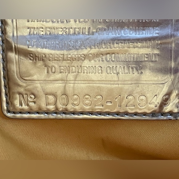 Coach Gray Leather VYG Y2K Shoulder Bag D0982-12949 - Picture 10 of 15